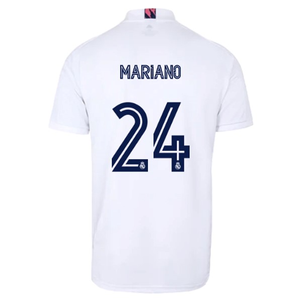 Camiseta Real Madrid Primera equipo NO.24 Mariano 2020-2021 Blanco